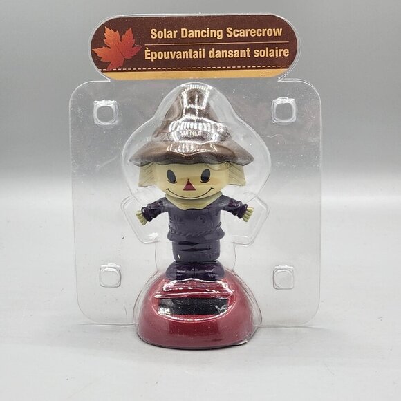 Solar Dancing Scarecrow Halloween Thanksgiving Fall Decoration - Picture 1 of 5